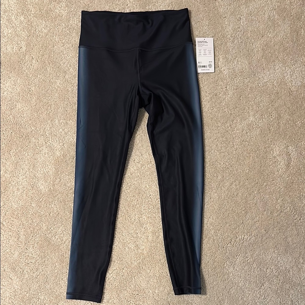 NEW W TAGS Athleta Navy stripe Leggings